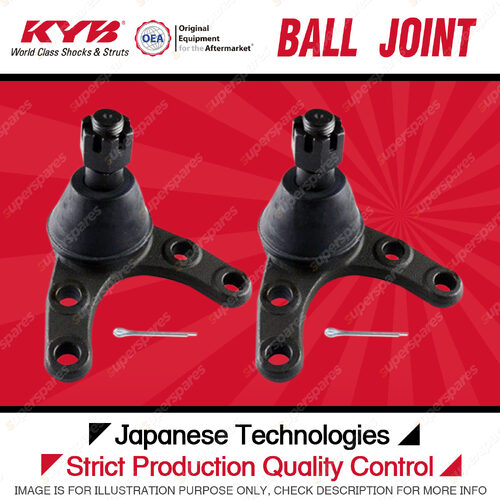 2 Pcs KYB Front Lower Ball Joints for Ford Courier PE PG PH 2.5L 2.6L WLAT 99-06