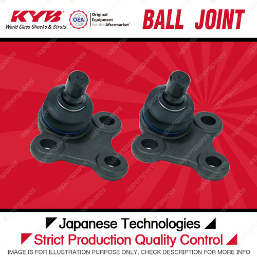 2 x KYB Front Lower Ball Joints for Kia Sportage QL 2.0L G4NA FWD SUV 2016-2021