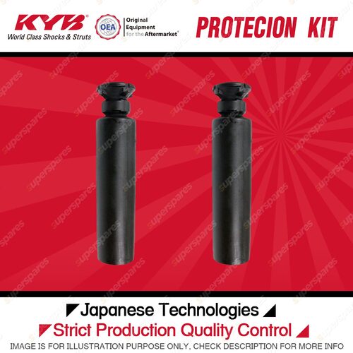 2x Rear KYB Protecion kit for Mitsubishi Mirage LA 3A92 1.2L I3 01/2013-on