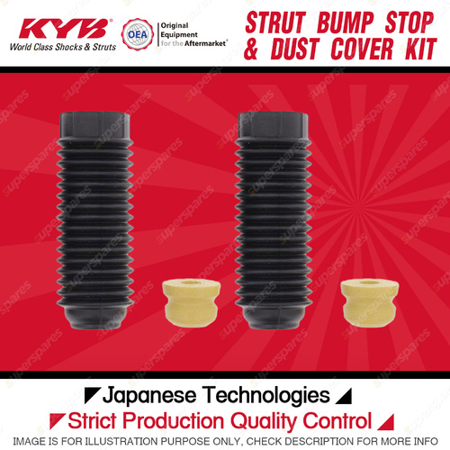 2x Rear Strut Bump Stop + Dust Cover Kit for Toyota Corolla ZZE122R Prius NHW11R