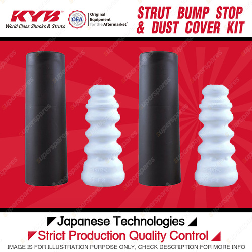 2x Rear Strut Bump Stop + Dust Cover Kit for Audi A1 8X A3 8L 8P FWD All Styles