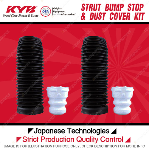 2x Front Strut Rubber Bump Stop + Dust Cover Kit for Skoda Octavia 1Z Superb 3T