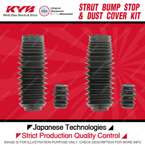 2x Front KYB Strut Bump Stop + Dust Cover Kits for Ford KA KA2 BL13 1.3L I4 FWD