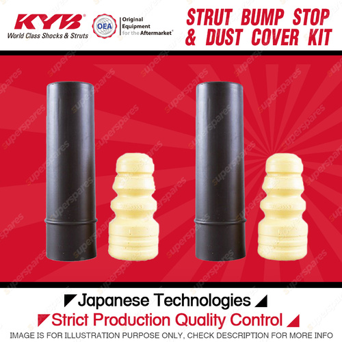 2x Rear Strut Bump Stop + Dust Cover Kit for Hyundai Accent MC G4ED 1.6L I4 FWD