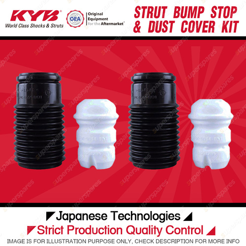 2x Front KYB Strut Bump Stops + Dust Covers Kit for Citroen Berlingo Xsara 98-02