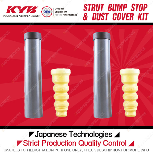 2x Rear Strut Bump Stop + Dust Cover Kit for Ford Kuga TE 2.5L I5 AWD SUV 12-13