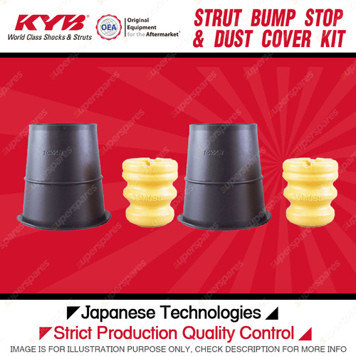 2x Rear KYB Strut Bump Stop + Dust Cover Kits for Mini Cooper Cooper S Ray D R56