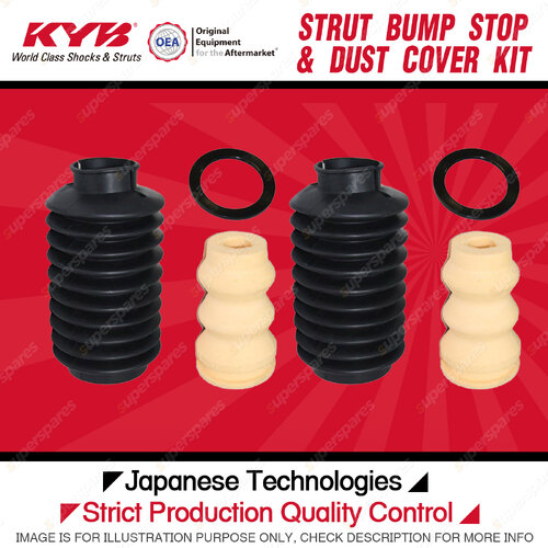 2 x Front Strut Bump Stops + Dust Covers Kit for Toyota Echo NCP13R 1.5L 01-05