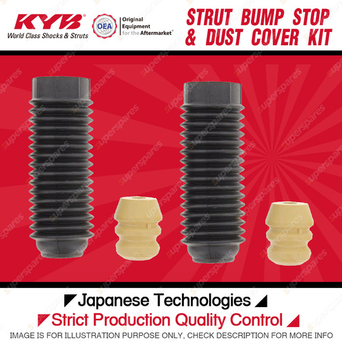 2x Front KYB Strut Bump Stops + Dust Covers Kit for Smart Fortwo Roadster 