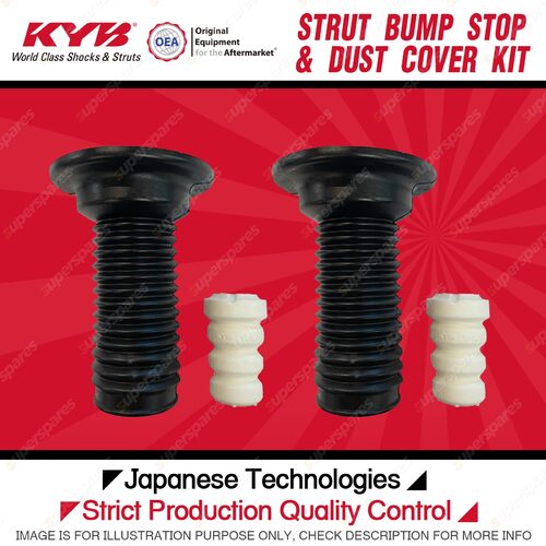 2x Front Strut Bump Stops + Dust Covers Kits for Toyota Estima GSR50R 55R Tarago