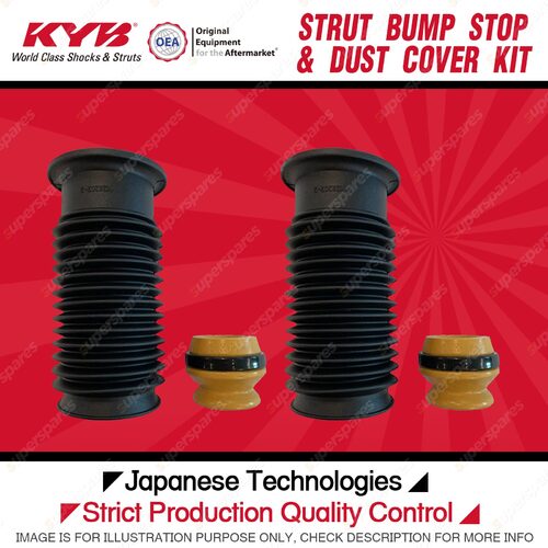 2x Front KYB Strut Bump Stop + Dust Cover Kits for Holden Cruze JG JH I4 DT4 FWD