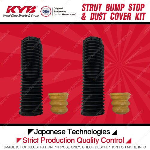 2x KYB Front Strut Bump Stop + Dust Cover Kit for Ford Focus LW FWD All Styles