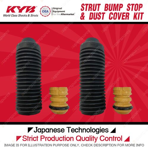 2x KYB Front Strut Bump Stop + Dust Cover Kit for Nissan Juke F15 Leaf AZE0 ZE0