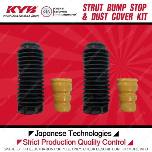 2x KYB Front Strut Bump Stop + Dust Cover Kit for Peugeot 2008 HMZ 9HP SUV