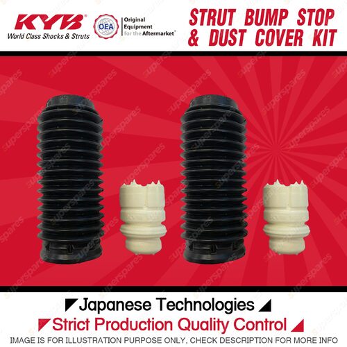 2x KYB Front Strut Bump Stop + Dust Cover Kit for Mazda 2 DJ DL CX-3 DK 2014-on