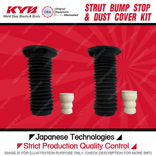 2x KYB Front Strut Bump Stop + Dust Cover Kit for Honda Civic FB2 FB3 FD4 Sedan