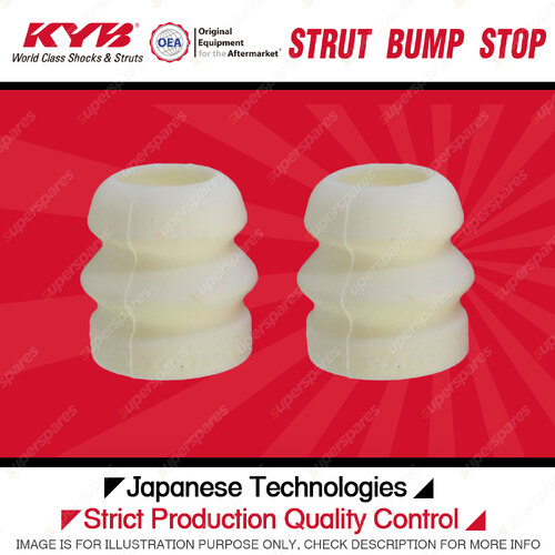 2 x Rear KYB Rubber Strut Bump Stops for Lexus IS250 IS250C GSE20R IS350 GSE21R