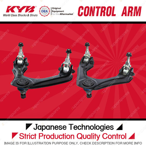 2 x KYB Front Lower LH+RH Control Arms for Honda Accord CD5 2.2L FWD Sedan 93-97