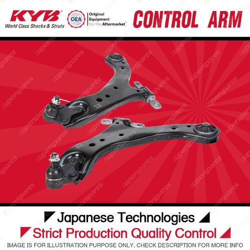 2x KYB Front Lower LH+RH Control Arms for Toyota Camry ASV70R AXVH71R 2.5L 17-24