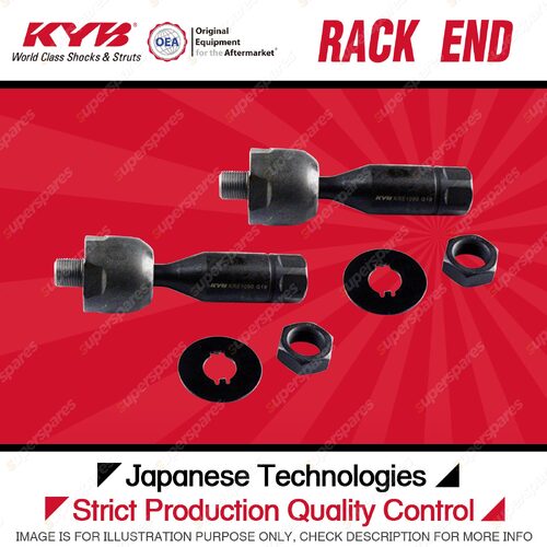 2x KYB Rack Ends for Toyota Landcruiser Prado RZJ95R VZJ95R KZJ95R 2.7 3.0 3.4L