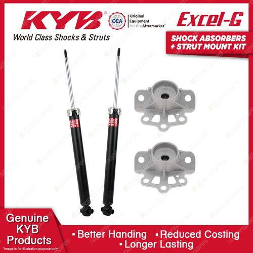 Rear KYB Shock Absorbers Strut Mount Kit for Alfa Romeo Mito 955 Hatchback 09-12