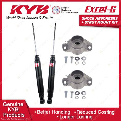 2 Rear KYB Shock Absorbers Strut Mount Kit for Audi Q5 8R TDI TFSI Quattro 09-12