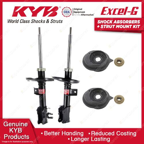 Front KYB Shocks Strut Mount Kit for Fiat 500 169A3 312A2 Pop 169A1 169A4 08-on