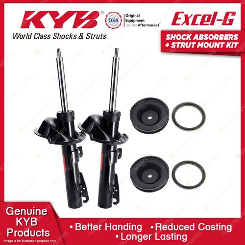 2x Front KYB Shock Absorbers Strut Mount Kit for Ford Cougar SW LCBA Coupe 99-01