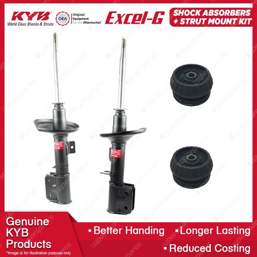 Front KYB Shock Absorbers Strut Mount Kit for Holden Commodore VZ 04-07 Bearing