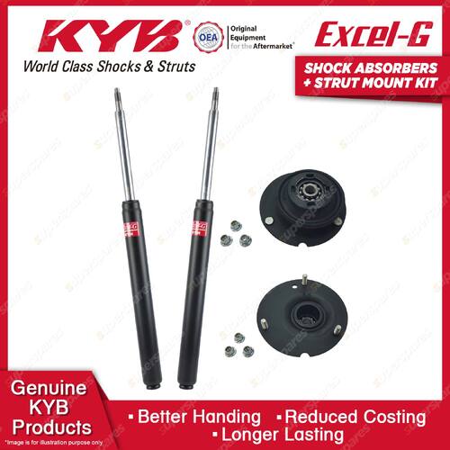 Pair Front KYB Shock Absorbers Strut Mount Kit for Holden Calais Commodore VN VP