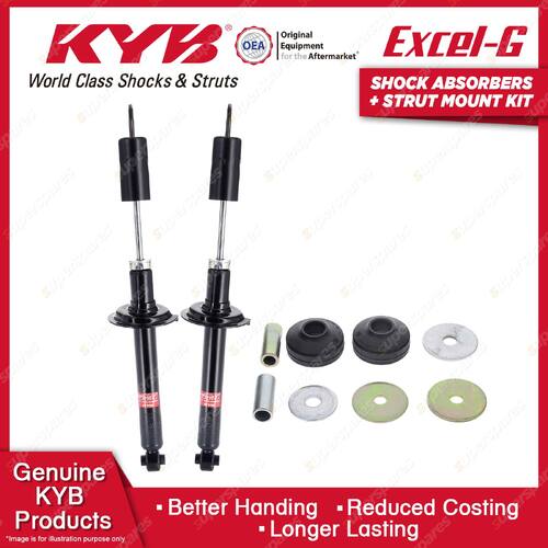 2 Rear KYB Shock Absorbers Strut Mount Kit for Honda Accord CG1 CG5 Sedan 97-03