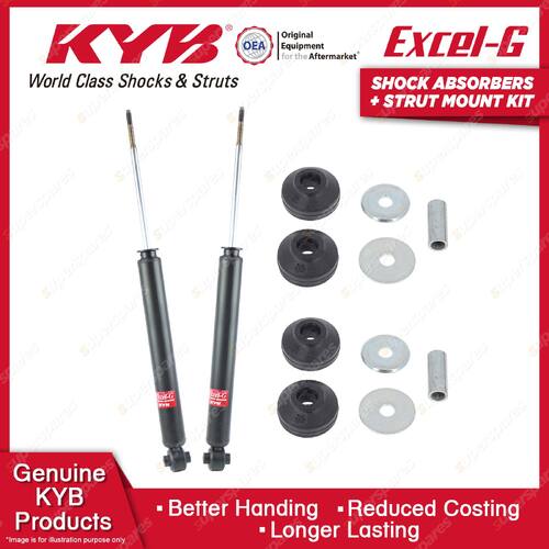 2 Rear KYB Shock Absorbers Strut Mount Kit for Honda Odyssey RA1 RA3 Wagon 95-00