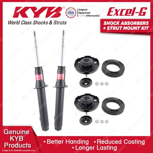 Pair Front KYB Shock Absorbers Strut Mount Kit for Hyundai Sonata NF Sedan 05-10