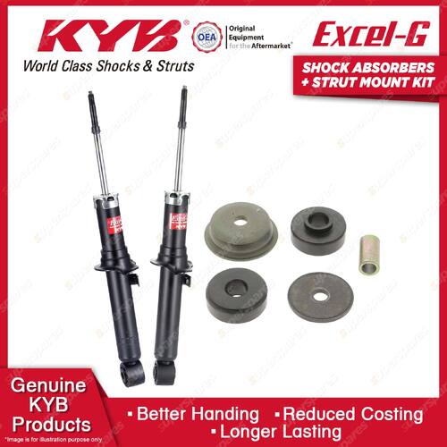 Pair Front KYB Shock Absorbers Strut Mount Kit for Kia Sorento BL 4WD SUV 03-09