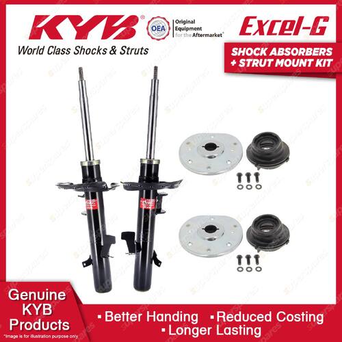 Front KYB Shock Absorbers Strut Mount Kit for Land Rover Freelander 2 SUV 07-15