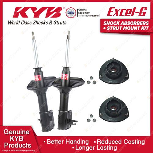 Front KYB Shock Absorbers Strut Mount Kit for Mitsubishi Magna TE TF TH TJ TL TW