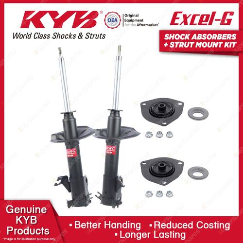 2x Front KYB Shock Absorbers Strut Mount Kit for Nissan Maxima A33 VG30DE 99-03