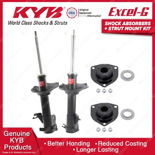 2x Front KYB Shock Absorbers Strut Mount Kit for Nissan Maxima A32 VG30DE 95-99