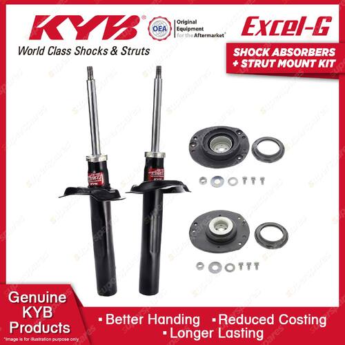 Front Shock Absorbers Strut Mount Kit for Peugeot 206 KFW NFU NFZ RFK RFN 99-07