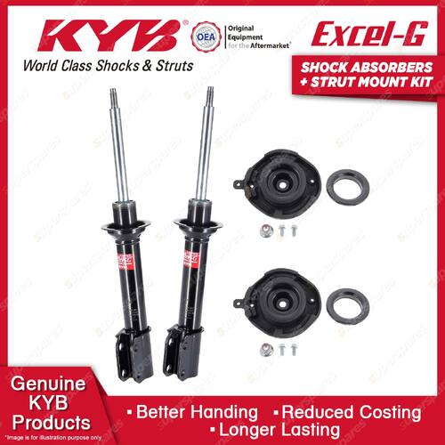 Pair Front KYB Shock Absorbers Strut Mount Kit for Renault Scenic JA Wagon 00-05