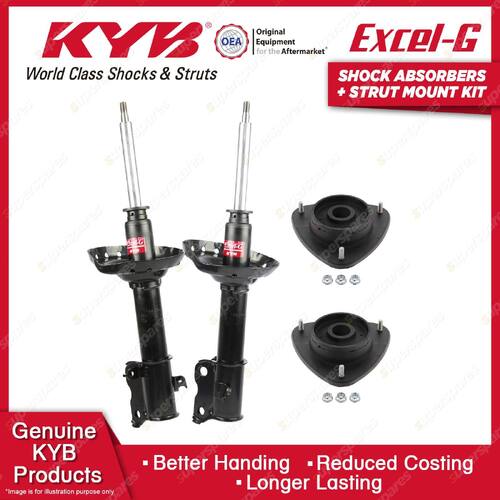 2 Front KYB Shock Absorbers + Strut Mount Kit for Subaru Tribeca EKU Wagon 06-14