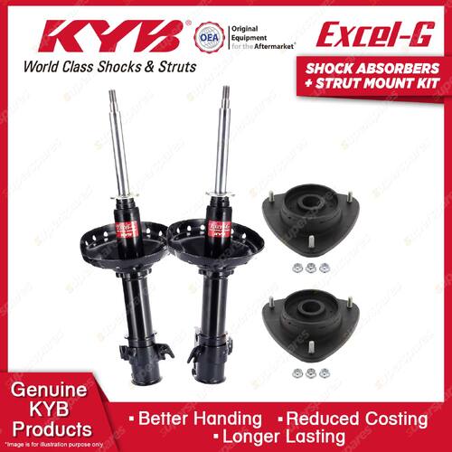 2 Front KYB Shock Absorbers Strut Mount Kit for Subaru Forester SH9 Wagon 08-09