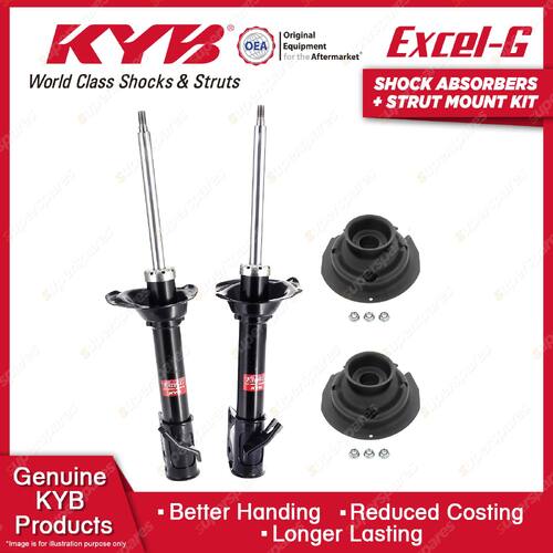 Rear KYB Shock Absorbers Strut Mount Kit for Subaru Impreza GG9 GGA Wagon 00-02