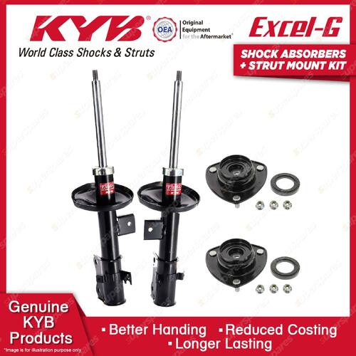 2 Front KYB Shock Absorbers Strut Mount Kit for Suzuki Grand Vitara JT SUV 05-14