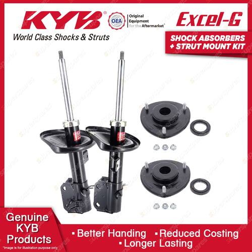 Front KYB Shock Absorbers Strut Mount Kit for Suzuki Kizashi FR Sport J24B 10-on