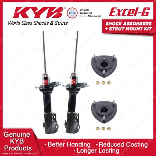 Front KYB Shock Absorbers Strut Mount Kit for Toyota Echo NCP 10R 12R 13R 99-05