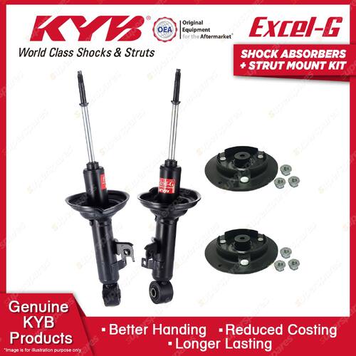 Front KYB Shock Absorbers Strut Mount Kit for Toyota Hilux GGN15R KUN16R TGN16R