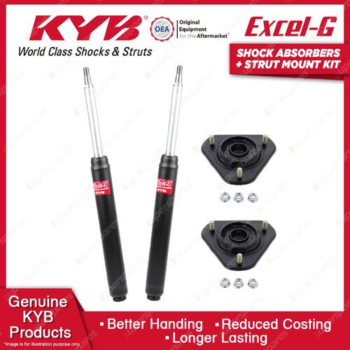 Front KYB Shock Absorbers Strut Mount Kit for Toyota Celica ST184R ST185R 89-94