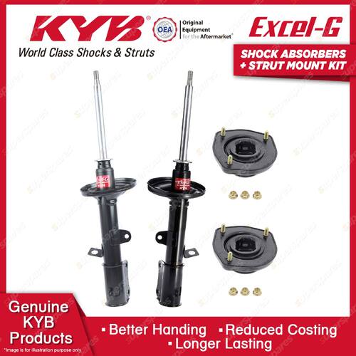 Rear KYB Shock Absorbers Strut Mount Kit for Toyota Corolla AE 90 92 93 94 89-94