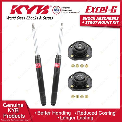 2 Rear KYB Shock Absorbers Strut Mount Kit for Toyota MR2 SW20R 3SGE Coupe 90-99